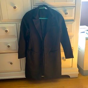 Long black blazer
